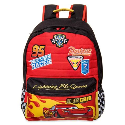 mochila de rayo mcqueen